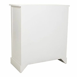 Meuble d'Entrée avec Tiroirs Alexandra House Living Blanc Bois MDF 40 x 90 x 80 cm pas cher