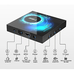 Universal Lecteur multimédia T95 6K H616 Quad Core Lecture 10 2.4G et 5G WiFi Bluetooth 5.0 4G 16G 16G 32Go