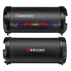 Universal Yyh-beecaro s41b portable portable extérieur bluetooth haut-parleur basse avec un support de batterie de 1200mAh FM Radio MI