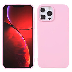 X-Level Coque en TPU + silicone léger, anti-rayures rose pour votre Apple iPhone 13 Pro Max 6.7 pouces