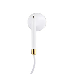 Acheter Wewoo Écouteurs or pour iPhone, Galaxy, Huawei, Xiaomi, LG, HTC et autres smartphone intra-auriculaires Body 3,5 mm avec contrôle de ligne ampli Mic,