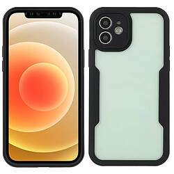 Coque en TPU + acrylique noir pour votre iPhone 12 6.1 pouces