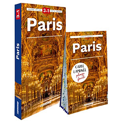 Paris : 3 en 1 : guide, atlas, carte laminée