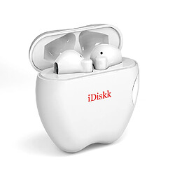 Écouteurs iDiskk i55 Mini TWS Bluetooth 5.0 Écouteurs HiFi Contrôle tactile Annulation du bruit Casque de sport Casque sans fil av