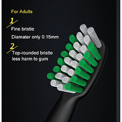 Avis Universal Brosse à dents électrique à ultrasons Brosse à dents rechargeable USB avec 4 têtes fermées Brosse chronométrée | Brosse à dents rechargeable | Brosse à dents Brosse à dents électrique