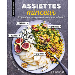 Assiettes minceur : 25 assiettes à décomposer et recomposer à l'envie !