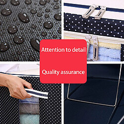 Universal Sac de rangement de suite pliable Boîte de rangement de vêtements de maison Poussière Oxford Couette Soutien-gorge Placard Organizer | (Bleu)