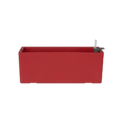 ARTEVASI Jardiniere Rimini - 20 x 51 x H 20 cm - 17 L - Rouge