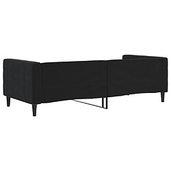 Acheter vidaXL Lit de repos sans matelas noir 90x200 cm velours