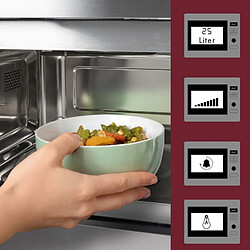 Micro ondes encastrable avec grill Inox Bomann MWG3001HEB pas cher