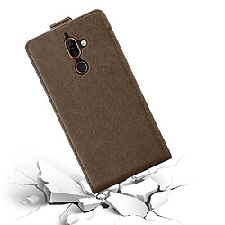 Cadorabo Coque Nokia 7 PLUS Etui en Marron pas cher