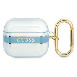 Cg Mobile Guess GUA3HHTSB Coque pour AirPods 3 Bleu/bleu