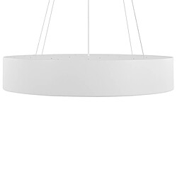 Acheter Beliani Lampe suspension BALILI Métal Blanc