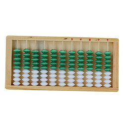 Abacus Math Toy Pour Enfants Enfants Comptant Abacus En Bois Vert Blanc