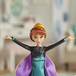 Hasbro Disney La Reine des Neiges 2 - Poupée Princesse Disney Anna chantante (français) en tenue de Reine - 27 cm pas cher