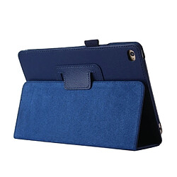 Wewoo Housse Étui Coque de protection en cuir PU à rabat horizontal avec support pour iPad Mini 2019 bleu foncé pas cher