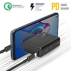 Acheter Chargeur Externe 10000mAh 2 USB-C 45W Design Compact Pocket Slim 4smarts Noir