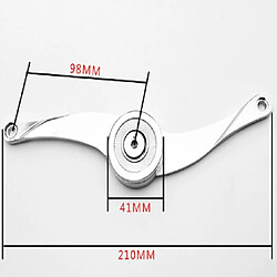 Wewoo Porte hydraulique à arrêt libre sur la tige de support du cabinet