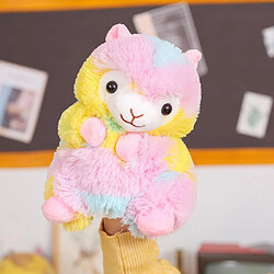 Universal Mignon super mignon jouets créatifs arc-en-ciel alpaga marionnettes peluches enfants éducation préscolaire contes poupées vieilles poupées mouton gants | Marionnettes