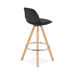 Acheter Kokoon Design Tabouret de bar design ANAU MINI BLACK 42x42x85 cm