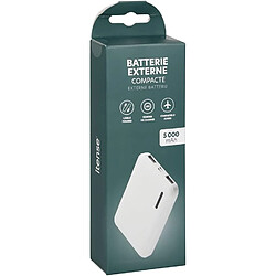 SANAG - Batterie Externe 5000 Mah - Témoin De Charge Led - Compatible Avion - Avec 1 Port Micro Usb Et 2 Ports Usb - Livrée Avec Un Câble Micro Usb De 25Cm - Recharge Jusqu'À 2 Fois Votre Smartphone