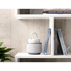 Acheter Vente-Unique Etagère basse TOMINI - 3 cases - Coloris : Blanc