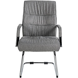 Avis Non Lot de 2 chaises visiteur en tissu Sievert