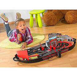 Playtastic Valise avec circuit de course intégré, alimentation par piles