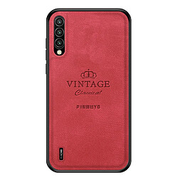 Coque en TPU + PU antichute, léger, rouge pour votre Xiaomi Mi CC9/CC9 Meitu Edition/9 Lite