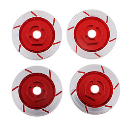 4 pièces en alliage disque de frein de jante pour sakura d4 csp hsp 94123 1:10 voiture rouge