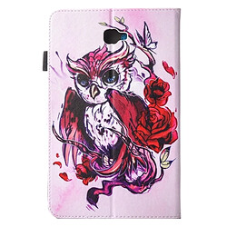 Avis Wewoo Housse Étui pour Samsung Galaxy Tab A 10.1 2016 / T580 belle bande dessinée papillon hibou motif horizontal en cuir flip avec support et Slots de cartes Pen Slot