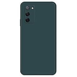 Coque en TPU antichoc, caoutchouté pour votre Oppo A55 5G - vert noirâtre