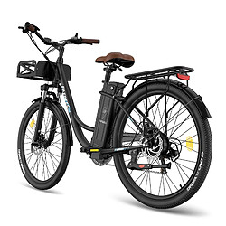 Vélo électrique FAFREES F26 Lasting - Moteur 250W Batterie 36V20.3Ah Assisted Autonomie 160KM Frein à Disque Mécanique - Noir pas cher