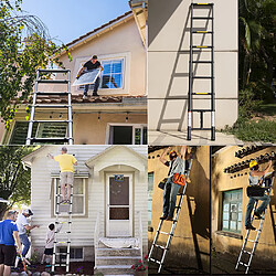 Échelle Télescopique 2.6M, Extensible Ladder Aluminium Échelle Multi-Fonction pas cher