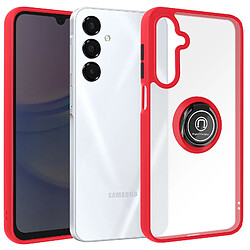 Avizar Coque pour Samsung Galaxy A16 Bague Métallique Support Vidéo Rouge