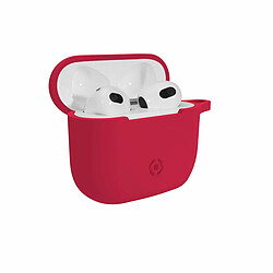 Étui de protection Celly AIRPODS 3 GEN Casque Rouge Silicone