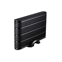 Totalcadeau Boîtier pour disque dur externe noir box HDD 3.5" Sata3 USB 3.0 - Boitier Amovibles HD pour PC et ordinateur pas cher