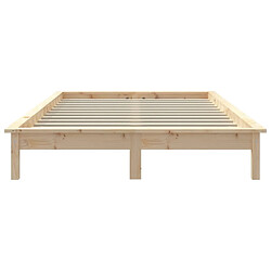 Acheter vidaXL Cadre de lit sans matelas bois de pin massif