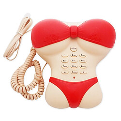 Totalcadeau Téléphone fixe bikini sexy maillot de bain