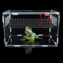 Acheter Universal Verre acrylique transparent reptile cellulaire fournitures pour animaux de compagnie pour animaux à sang froid reptiles animaux de compagnie insectes décoration de la maison