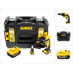 DeWalt DCF 620 18 V Brushless Visseuse plaque de plâtre sans fil en Coffret TSTAK II + 1x Batterie DCB 182 4,0 Ah sans Chargeur