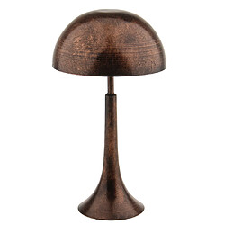 Avis Organisateur de stockage de support d'affichage de chapeau en métal rétro Casquette Support de perruque de support de perruque Coppery