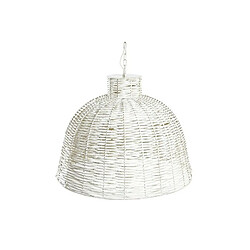 Suspension DKD Home Decor Blanc Doré Fer 50 W 51 x 51 x 38 cm