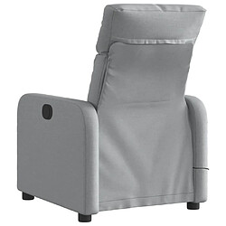 Acheter vidaXL Fauteuil de massage inclinable électrique gris clair tissu