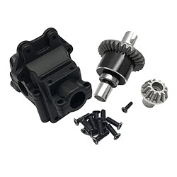 Avis Fit For WLTOYS 144001 1:14 RC Car Gearbox Housing + Differential Gear Black