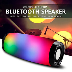 Universal Haut-parleurs Bluetooth portables LED sans fil étanche AUX TF USB Home Theatre Boombox FM Radio Musique