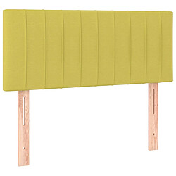 vidaXL Tête de lit Vert 100x5x78/88 cm Tissu