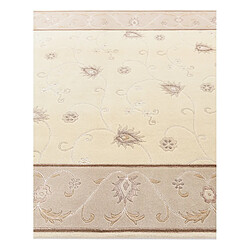 Vidal Tapis de laine 198x147 beige Darya pas cher