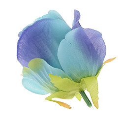 Avis 10x têtes de fleurs en soie rose tête de rose artificielle pour la décoration de mariage à domicile bleu violet