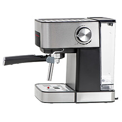 Machine à Espresso Automatique15 Bars,1,6 L, Buse Vapeur à Lait, Chauffe -Tasses, 1000, Noir/Argent, Camry, CR 4410 pas cher